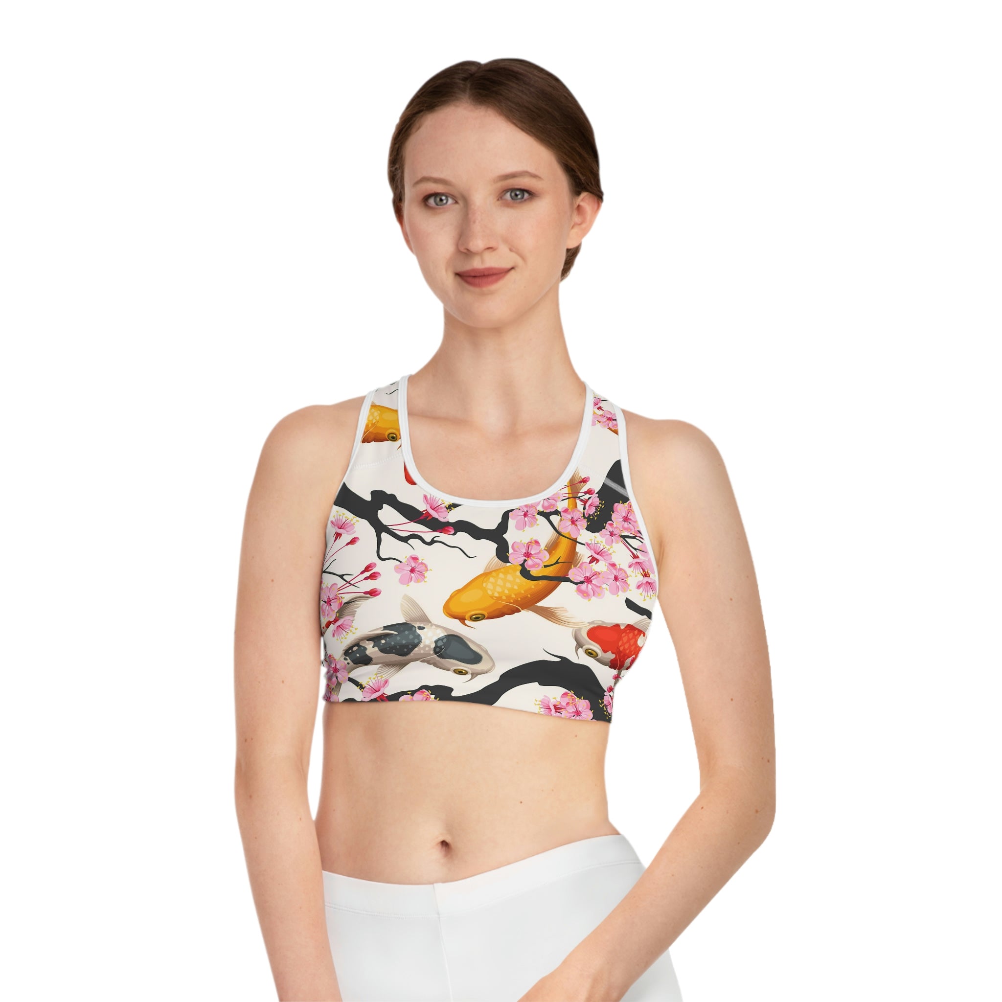 Koi Pond Sports Bra